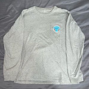 Southern Tide Long-Sleeve T-Shirt Gray Size Medium